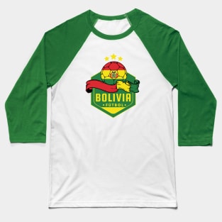 Bolivia Futbol Baseball T-Shirt